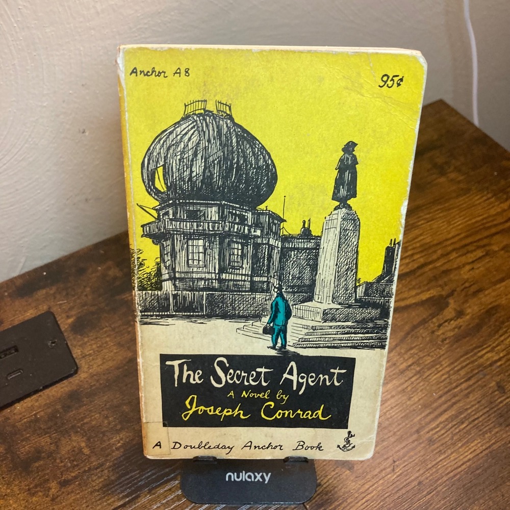 The Secret Agent Joseph Conrad Doubleday Vtg  1921 Paperback Anarchist Unabomber